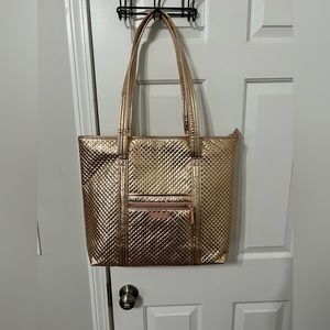 Vera Bradley Gold Tote- NWOT